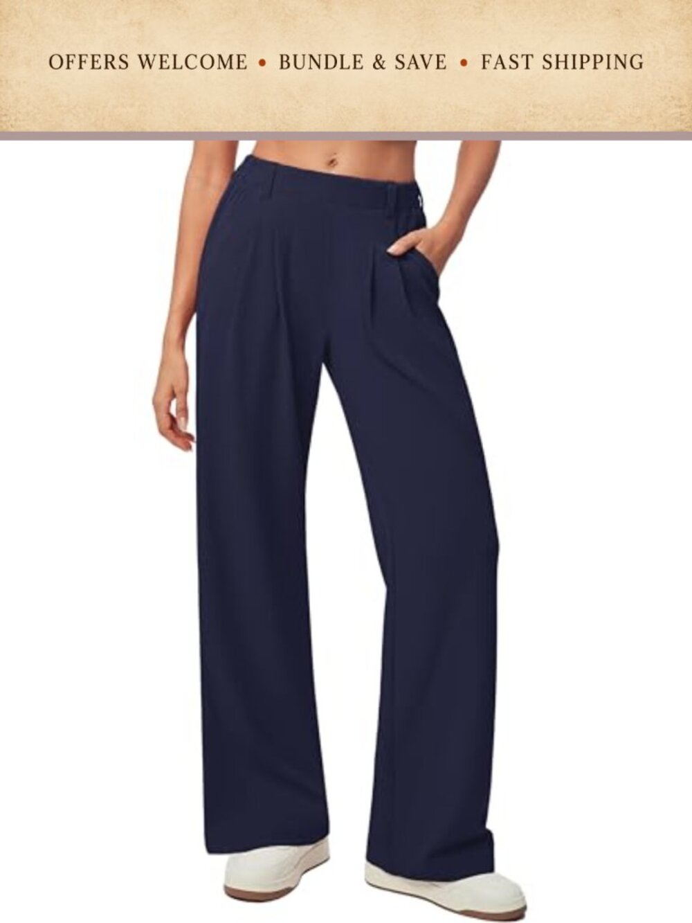 Waffle Knit Wide Leg Palazzo Pants